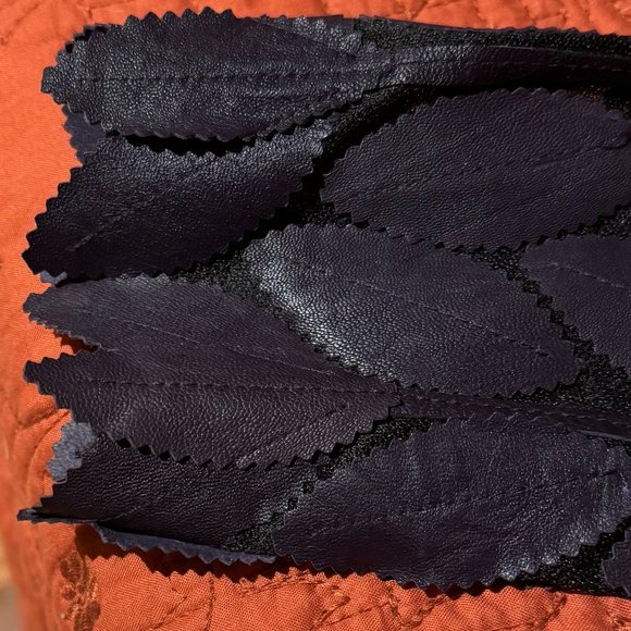 Gorgeous Purple Genuine Lambskin Handmade Leather Jacket--Never Worn - Picture 3 of 8